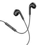 HOCO M111 MAX EARPHONES WIRED LIGHTNING - BLACK - Image 4