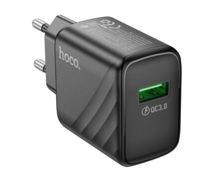 HOCO Charger CS21A Rich, USB A, QC3.0, Black
