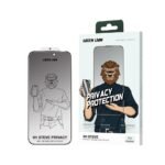 Green Lion Privacy Anti-Peeping Glass - Black Edge For iPhone 16 Pro Max